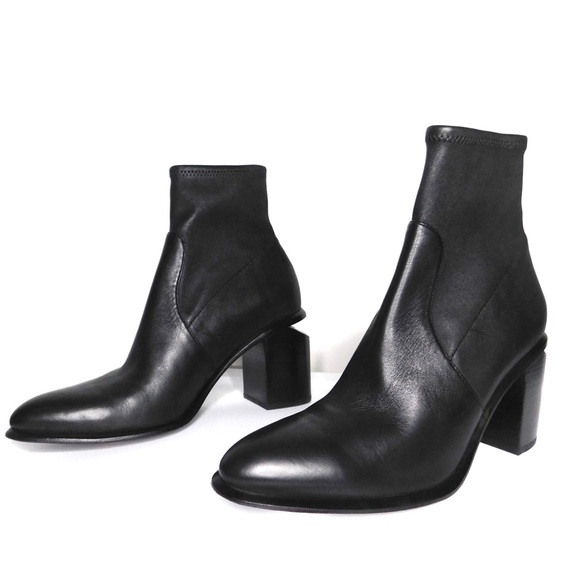 Alexander Wang Anna Rhodium leather sock boot 39 - Picture 6 of 8